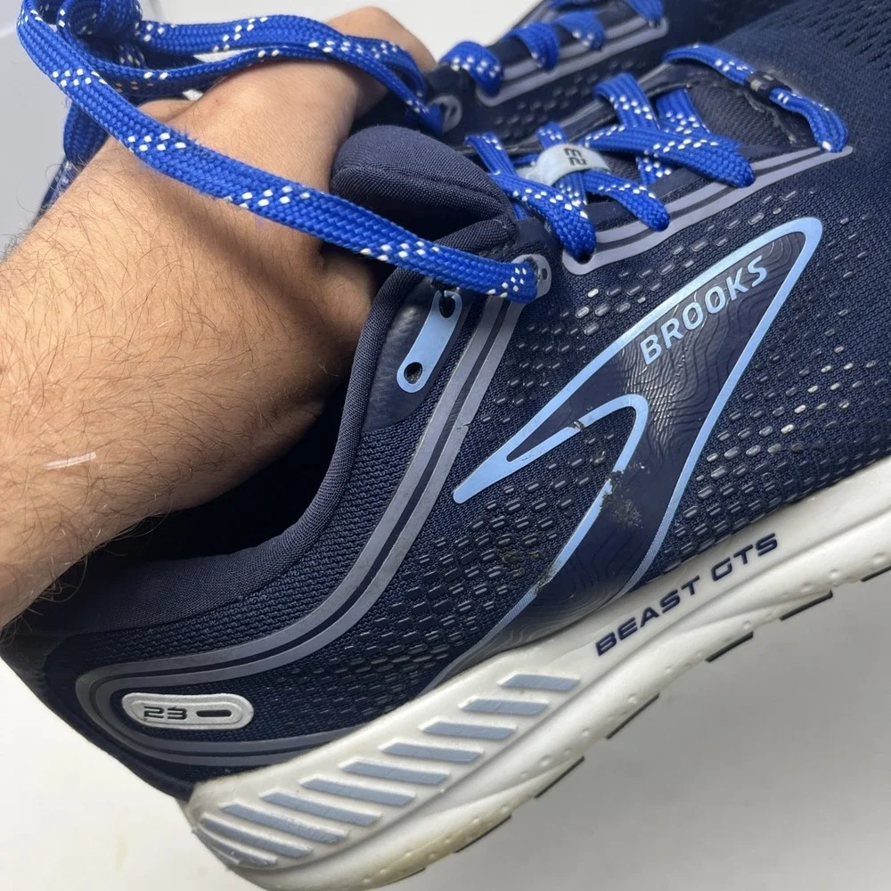 Brooks Beast GTS 23 Men's Size 12 Blue Athletic Walking Running Extra Wide 4E